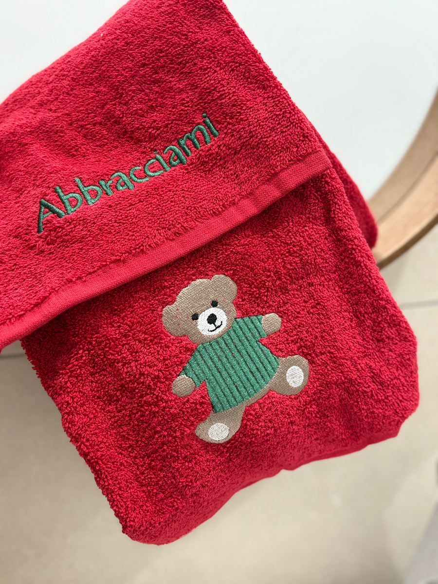 Coppia asciugamani ‘Abbracciami’