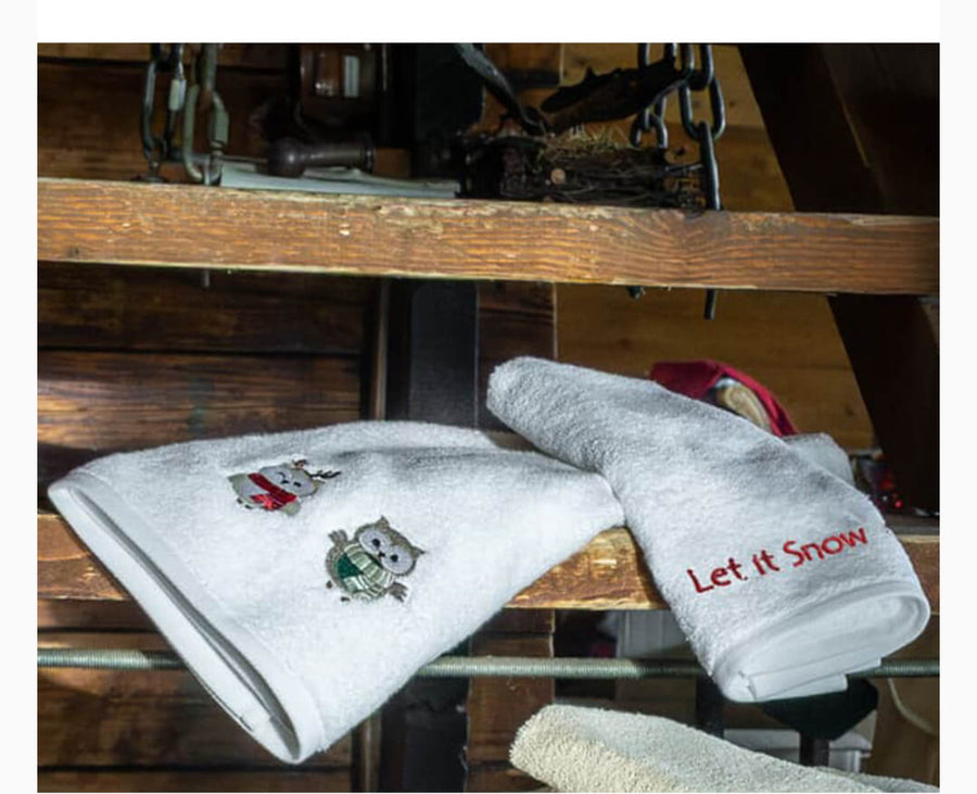 Coppia Asciugamani ‘Let it Snow’