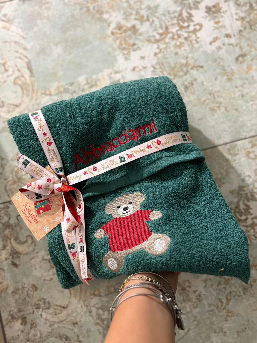 Coppia asciugamani ‘Abbracciami’