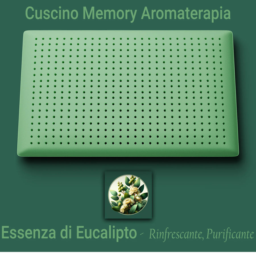 Cuscino memory eucalipto