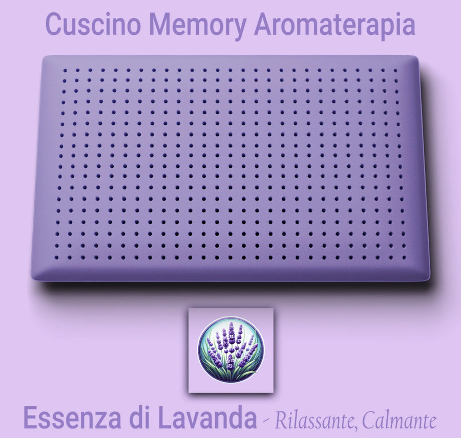 Cuscino memory lavanda